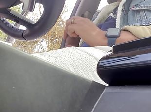 Caught masturbating in the car by a married man