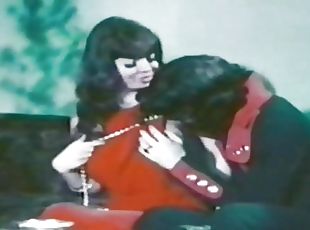 Impassioned Lovers From 1970s Make Love In Old Porn Movie