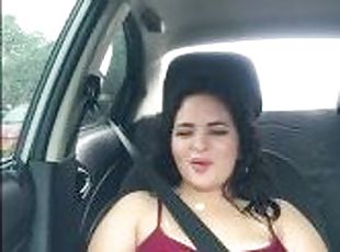 My girlfriend asks me to record her masturbating in the car