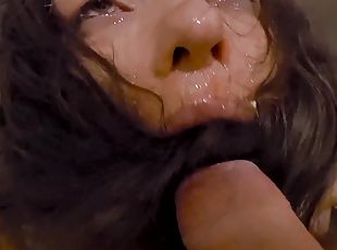 Toilet slut sub bitch Nataly Gold - most brutal face fucking ever