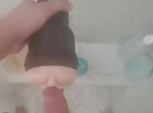 kylpy, clitoris, masturbaatio, orgasmi, pillu-pussy, amatööri, valtava-mulkku, lelu, musta, kiimainen
