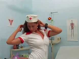 enfermeira, hardcore, a-três, hospital, uniforme, realidade