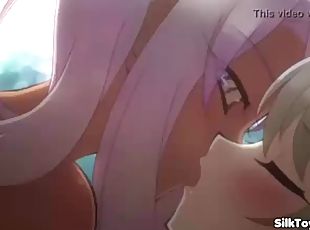 Horny anime sisters fuck echother