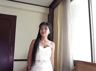 Asian barely legal teenage whore gets creampied