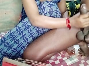 Bengali Bhabhi, Wearing A Maxi, Pressed Her Boobs And Quenched The Itch Of Her Pussy