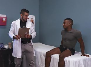 анальний-секс, мінет, лікар, великий-член, міжрасовий-секс, чорношкіра, лікарня, римінг, член, ноги