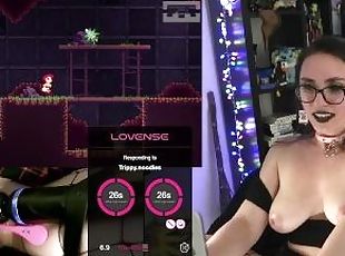 Goth Girl Cums Live to Hentai Games - Fansly stream Highlight 23-09-19