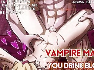 Vampire Makes You Drink Bl**d and Fucks You! ASMR Boyfriend [M4F]