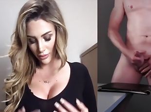 masturbación, amateur, madurita-caliente, mujer-vestida-hombre-desnudo, británico, webcam, dominación-femenina, calientapollas