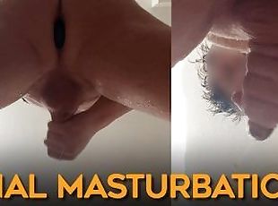 mastrubacija, orgazem, amaterski, analno, prihajanje, umazano, solo, biseksualci