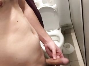 masturbation, public, amateur, gay, ejaculation, toilette