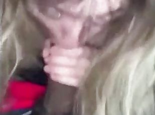 Petite Blond Eyes Rolling With That Deep BIG BLACK COCK Penetration - Petite