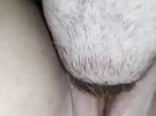 Amateur fingering and licking girl pussy