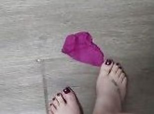 Felt so good in between my purple toes