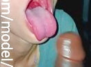 fellation, énorme-bite, ejaculation-interne, hirondelle, par-voie-orale, bite, sucer