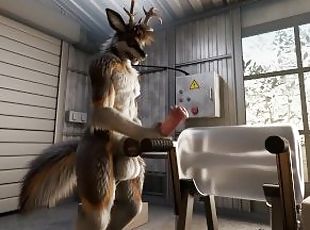 Deer wolf humping dummy by h0rs3