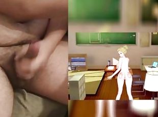 cul, gros-nichons, masturbation, chatte-pussy, amateur, anime, hentai, 3d, seins, bout-a-bout