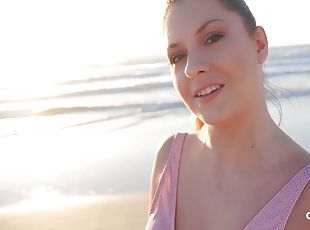 Have You Ever Been Blown On The Beach? Pov Jason Love At Arousins - Rebecca Volpetti