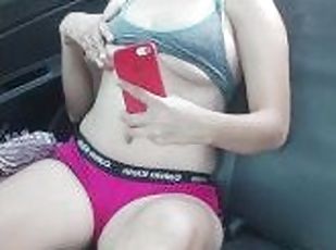 masturbation, public, chatte-pussy, babes, latina, voiture, jeune-18, collège, horny, gode
