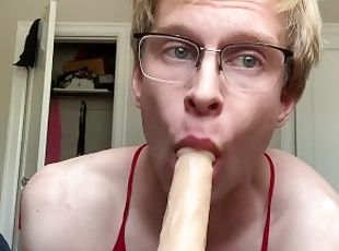 očala, amaterski, fafanje, gej, blond, luštno, dildo, fetiš, solo, kurac