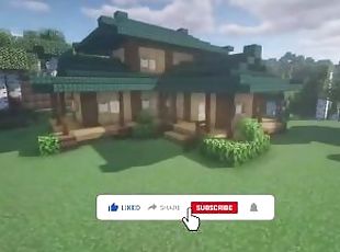 How to build a Japanese type house in Minecraft