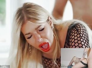 Kate Truu is fucked and creampied in tight ass. Close up Anal