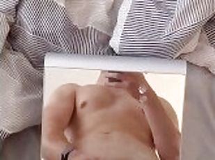 My biggest EVER cumshot. Jerk my big dick and cum all over this mirror ????