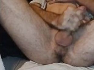 Slow sensual playing that leads up to great cumming. Big cock male.