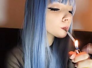 amatérske, priateľka, fetišistické, fajčenie-smoking, gotické, otecko, vták, cucanie