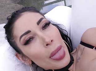 the Amazing Clea Gaultier come to Italy to get her first Anal Experience, Total Anal, 0% pussy, ATM, monster gape, creampie. - AnalVids