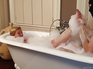Bath Time Pampering For Lady Dalia And A Golden Reward For Slave!