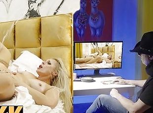 podvádzanie, orgazmus, žena, vyzreté, hardcore, pornohviezda, ponožky, blondýna, prirodzené, české