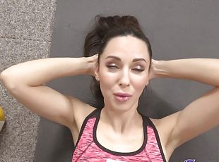 Fit Sporty Russian Slut Loves Thick Cock - naughty brunette Lilu Moon