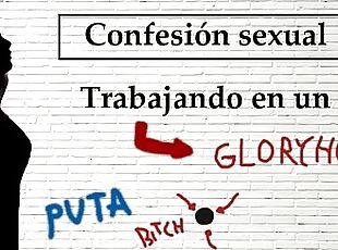 masturbation, amatör, cumshot, avrunkning, gruppknull, sväljer, gloryhole, sprut, spansk