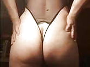 proes masturbation in see through string body