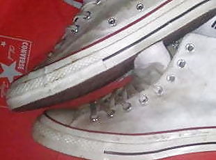 New converse not yet used, just abused and masturbated.