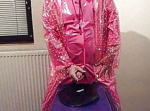Pink raincoat