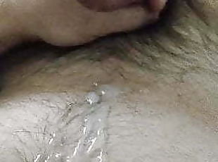 Another solo session - Heavy cummer - All over stomach
