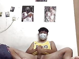 asiatisk, onani, kæmpestor-pik, bøsse, spiller, liderlig, webcam, twink