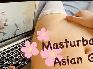 masturbación, casero, japonés, fetichista