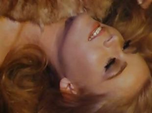 Heart-Stopping Blonde Movie Star Jane Fonda Lying Naked On a Fur Bed