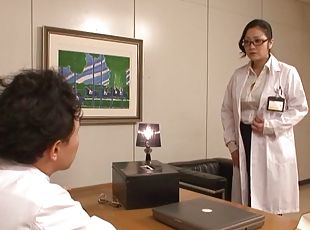 آسيوية, نظارات-الشمسية, ممرضة, مكتب-office, طبيب, متشددين, يابانية, الزي-الرسمي, واقع