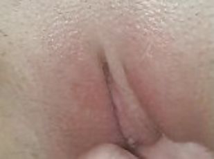 Fingering of my girlfriend's tight pussy