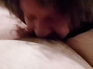Thick white girl getting her pussy sucked and licked