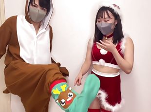 asiático, amador, brinquedo, japonesa, penetração-de-braço, câmara, vigia, fetiche, natal