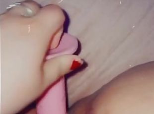 BBW baby girl playing with herself while daddies gone