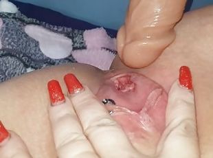 veľké-prsia, klitoris, masturbácia, orgazmus, pička, ruské, amatérske, striekanie-semena, milfka, hračky