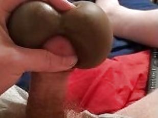 masturbation, amateur, anal, énorme-bite, jouet, solo, bite