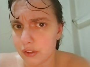 الاستحمام, شعر, كس-pussy, هواة, وجهة-نظر, صنم, سولو