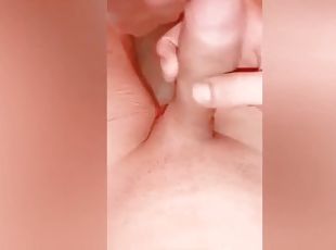 Perfect blowjob from slutty wife